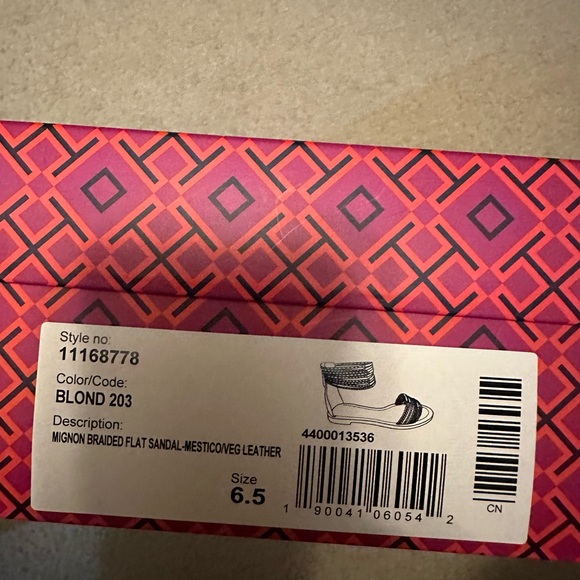 Tory Burch Migon Braided Flat Sandels - Picture 5 of 5